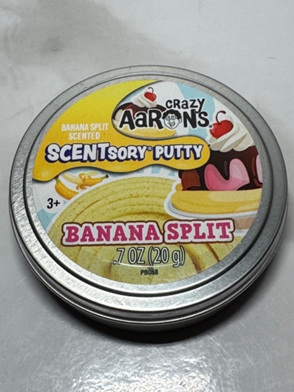 Crazy Aaron's Banana Split Scentsory Putty - New